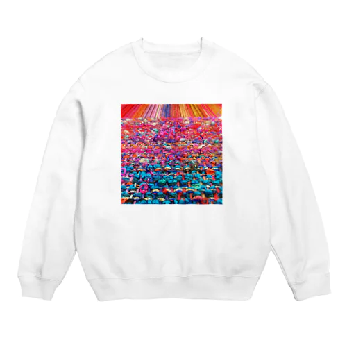 珊瑚礁／カヨサトーTX Crew Neck Sweatshirt