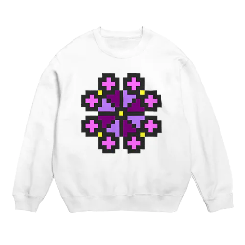 影絵フラワー＜Aタイプ＞ Crew Neck Sweatshirt