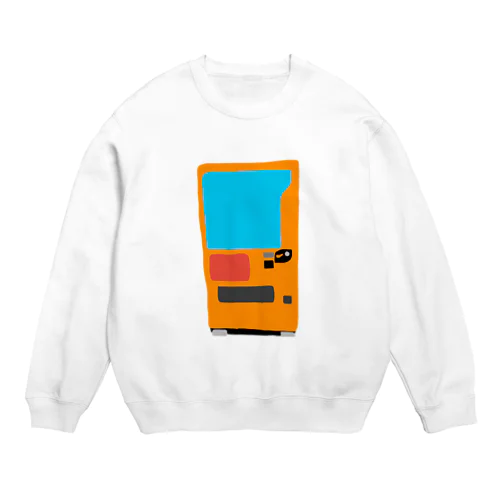 自動販売機オレンジ15時 Crew Neck Sweatshirt