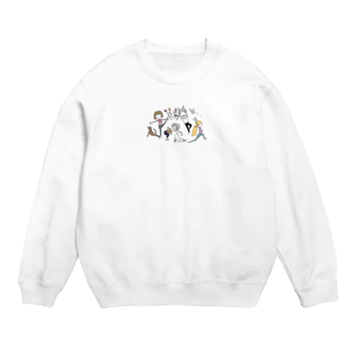 yogiな仲間たち Crew Neck Sweatshirt