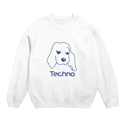 犬テクノくん Crew Neck Sweatshirt