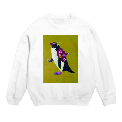 PENGIN-YELLOW Crew Neck Sweatshirt