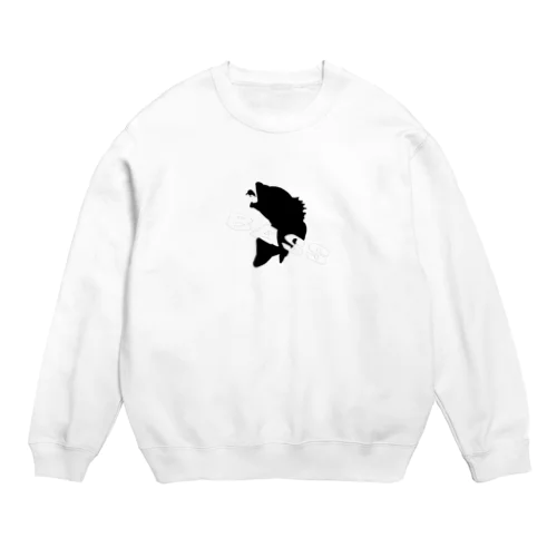 C.B.Aビックロゴ Crew Neck Sweatshirt