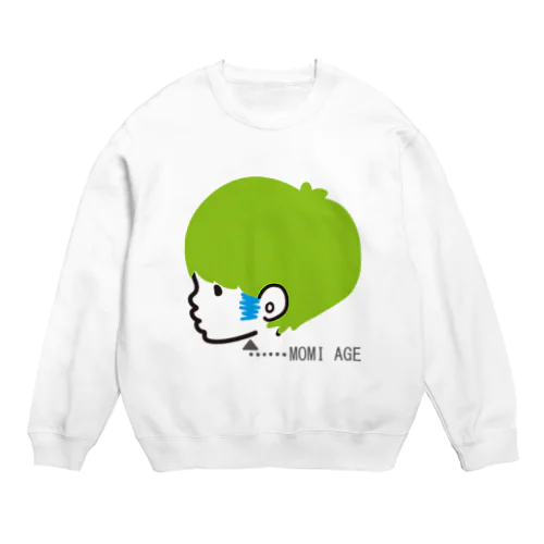 もみあげくん Crew Neck Sweatshirt