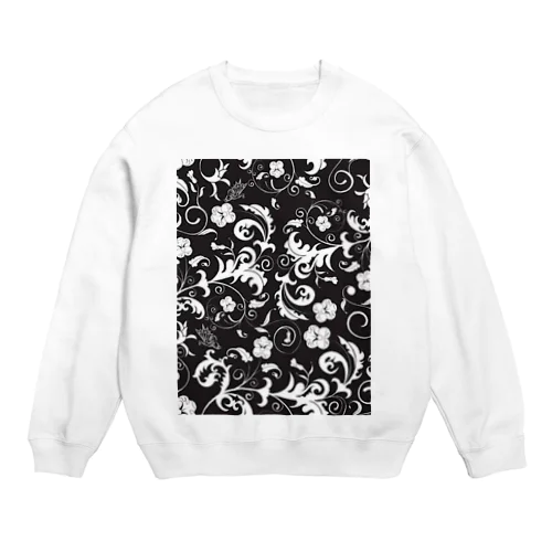 花柄 Crew Neck Sweatshirt