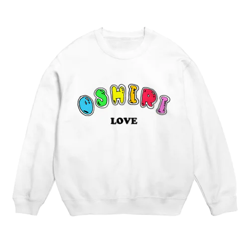 oshiri　おしり Crew Neck Sweatshirt