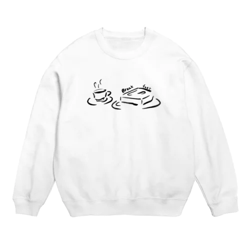 朝ごはん Crew Neck Sweatshirt