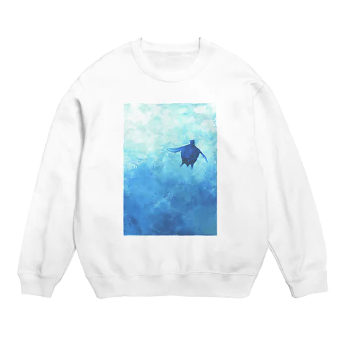 楽園　うみがめ Crew Neck Sweatshirt