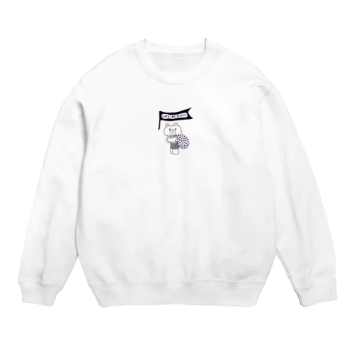 ピクニックとクマ Crew Neck Sweatshirt