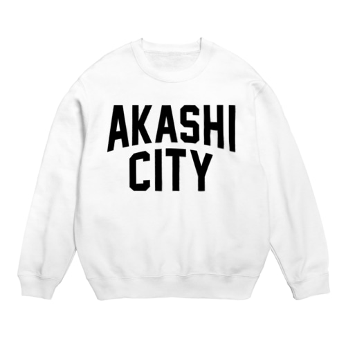 akashi city　明石ファッション　アイテム Crew Neck Sweatshirt