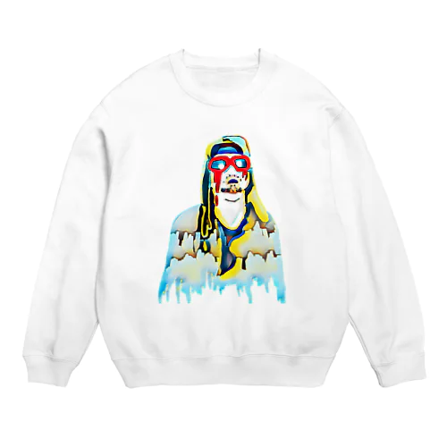 ぐにゃっとしたアート Crew Neck Sweatshirt