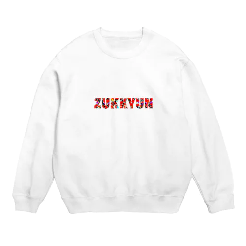 ズッキュン(ZUKKYUN) シンプル Crew Neck Sweatshirt