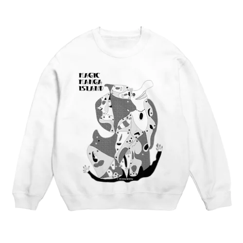 magic manga islandの土産物 Crew Neck Sweatshirt