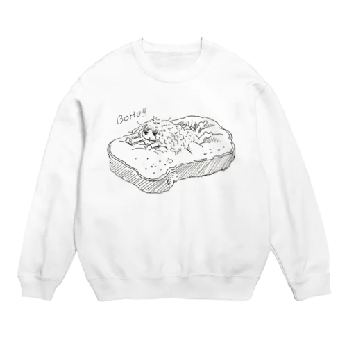 食パンベッド Crew Neck Sweatshirt