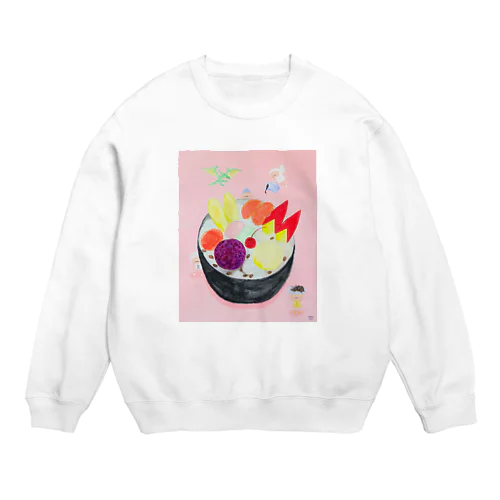 あんみつ大好き Crew Neck Sweatshirt