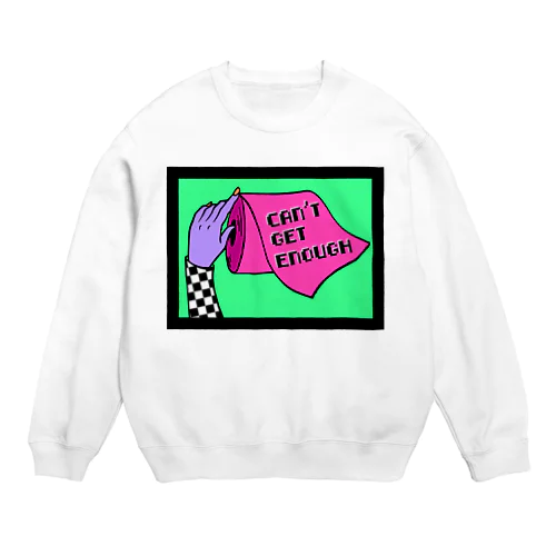 CAN'T GET ENOUGH / GREEN トイレットペーパー　 Crew Neck Sweatshirt