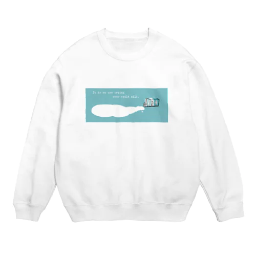 Milk Crew Neck Sweatshirt