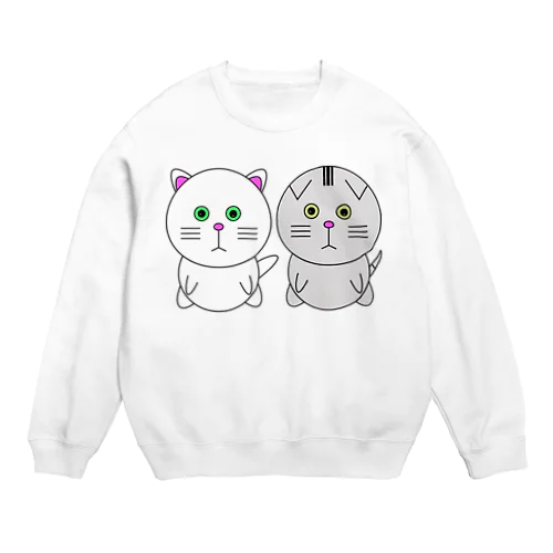 もふ猫チャンネル Crew Neck Sweatshirt