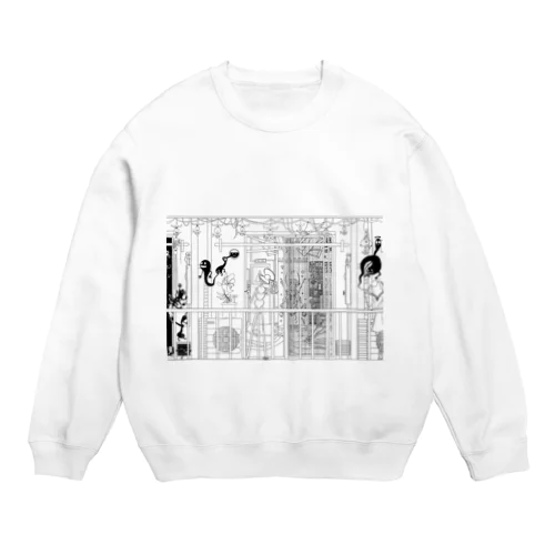 モノクロベランダ Crew Neck Sweatshirt