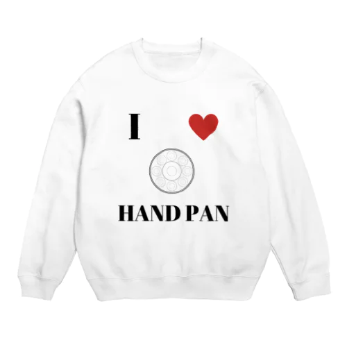 I love hand pan #2 Crew Neck Sweatshirt