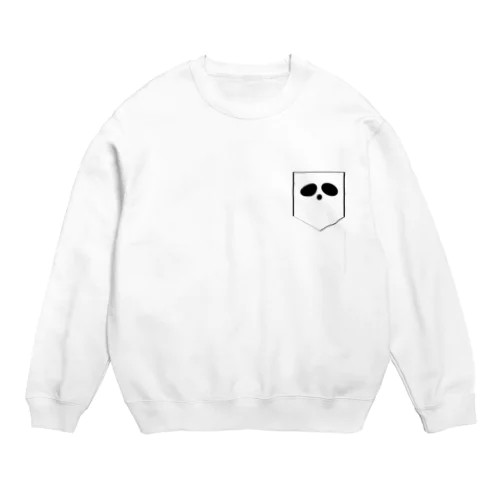 パンダなポケット Crew Neck Sweatshirt