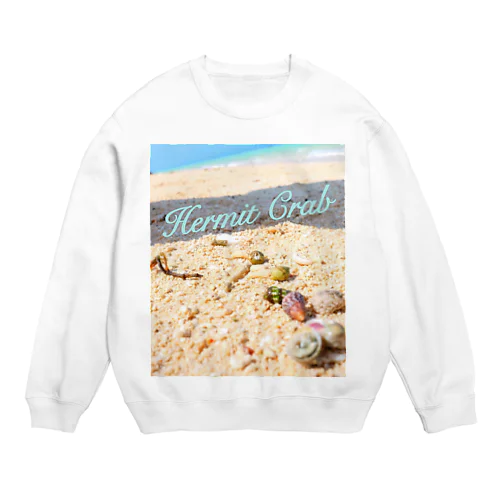 ヤドカリ Crew Neck Sweatshirt