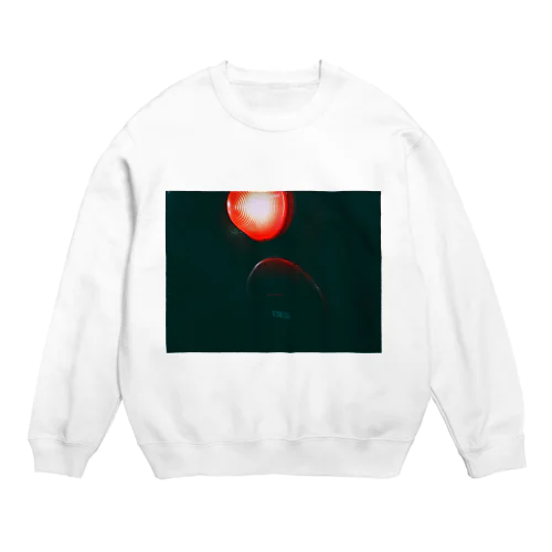 おしちゃだめ Crew Neck Sweatshirt