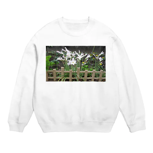 初夏の花壇 Crew Neck Sweatshirt