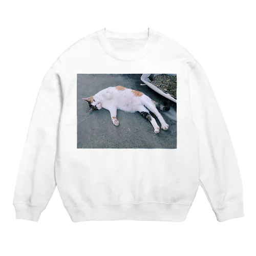 魔性の猫 Crew Neck Sweatshirt