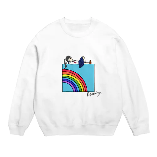 夏の雨上がり Crew Neck Sweatshirt