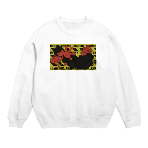 CAUTION Crew Neck Sweatshirt