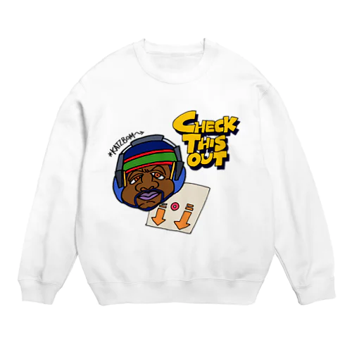 DJ Check This Out Crew Neck Sweatshirt