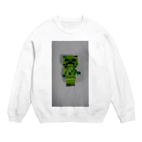 Minecraft風 Crew Neck Sweatshirt