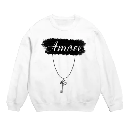 Amore&Tiamo ペアルック Crew Neck Sweatshirt