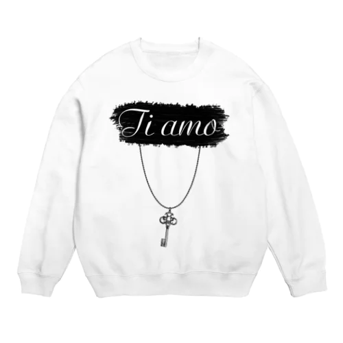 Amore&Tiamo ペアルック Crew Neck Sweatshirt