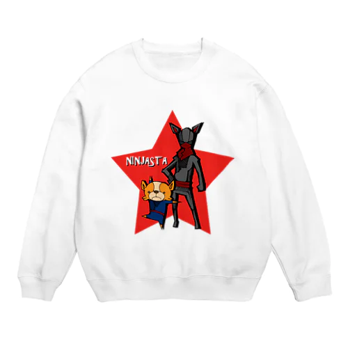 ニンジャスタ-レッドスター- Crew Neck Sweatshirt