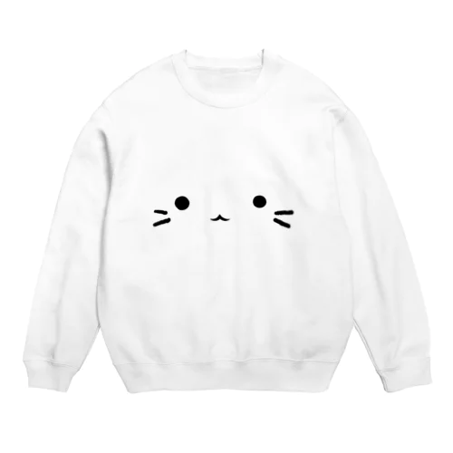 猫にゃー Crew Neck Sweatshirt