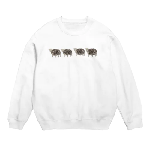 4プ（sheep） Crew Neck Sweatshirt