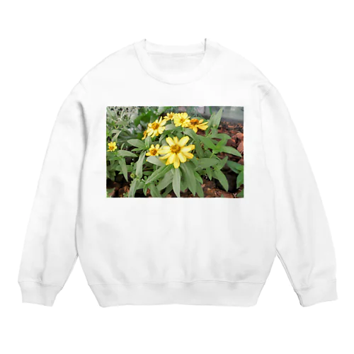 初夏の花壇 Crew Neck Sweatshirt