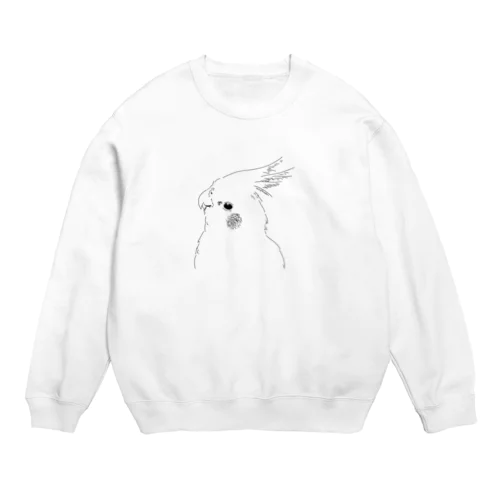 オカメインコちゃん Crew Neck Sweatshirt