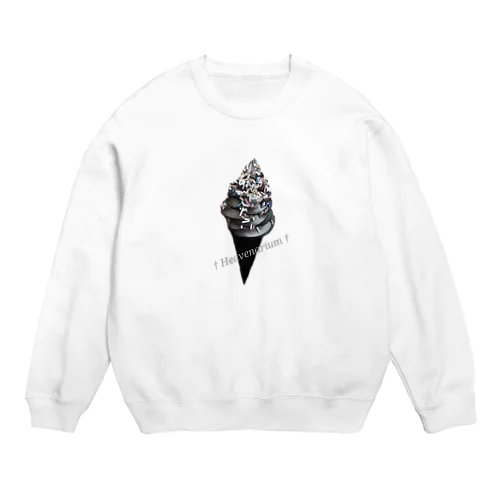 BLACK softcream Crew Neck Sweatshirt