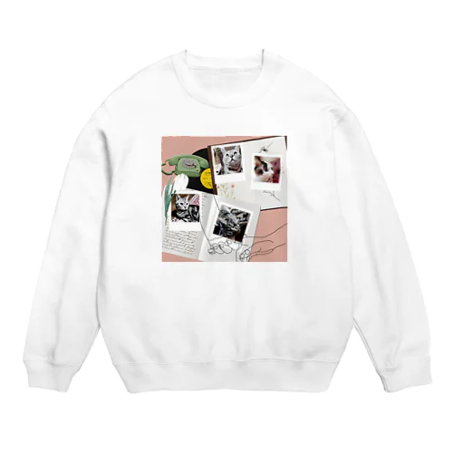 かわいいやつら Crew Neck Sweatshirt