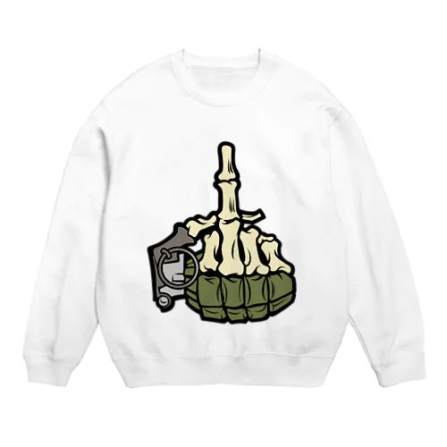 Finger Grenade / traditional Crew Neck Sweatshirt