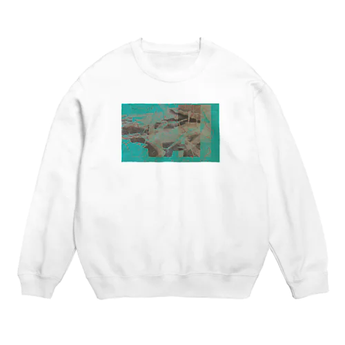 デジタルアブストラクト Crew Neck Sweatshirt