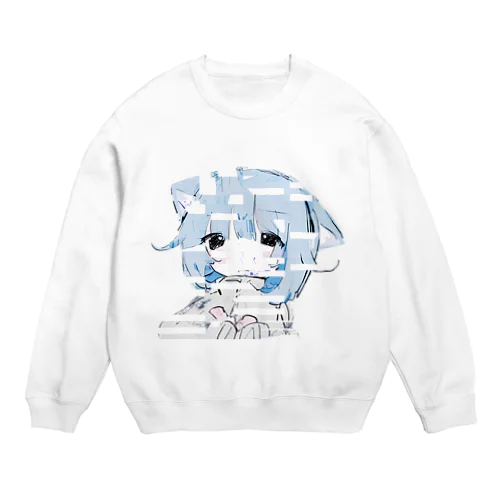 朦朧（bug） Crew Neck Sweatshirt