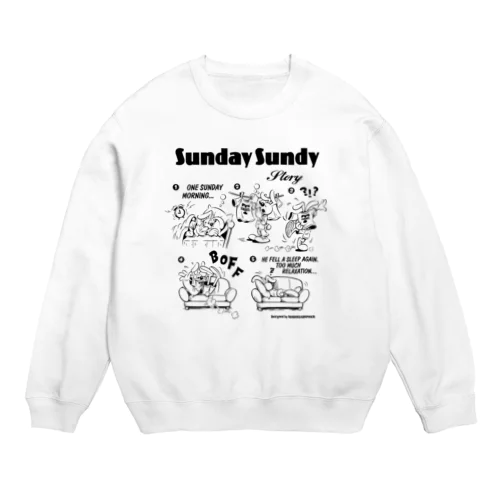 SUNDAY SUNDY STORY Crew Neck Sweatshirt