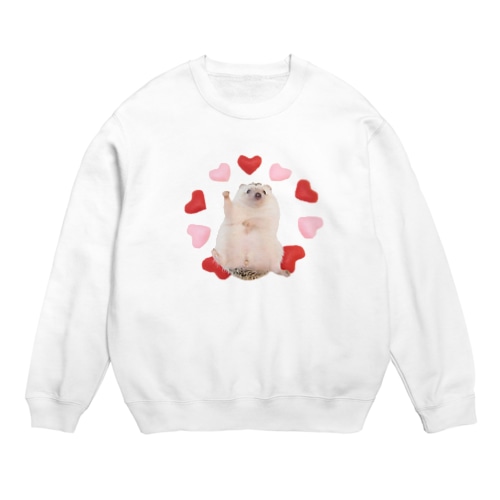 えいえいおハリネズミ Crew Neck Sweatshirt