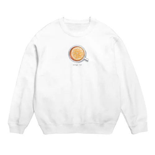 こちらオレンジティーになります Crew Neck Sweatshirt