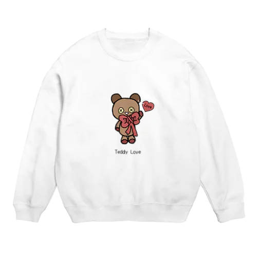 Teddy Love(ネーム入り) Crew Neck Sweatshirt