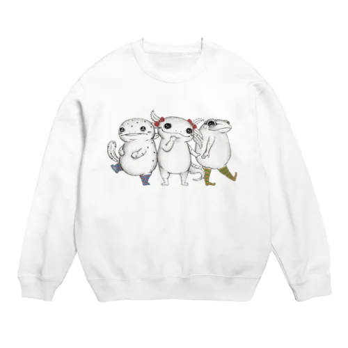 Amphibian　MIKAERU Crew Neck Sweatshirt